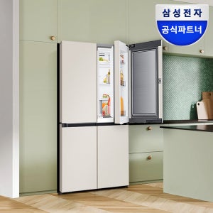 삼성전자 비스포크 냉장고 4도어 902L RM70F90M2GD 에센셜베이지 푸드쇼케이스