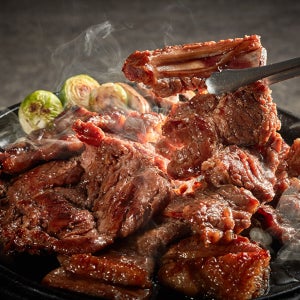 선김치 국산 한돈 1+등급 쌍교 숯불 양념 돼지 갈비 밀키트