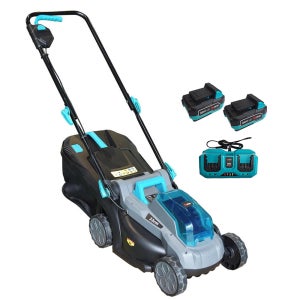 케이엠그랜드 충전 잔디깍이 LR-L330 무선 제초기 잔디깍기 20V/4.0Ah