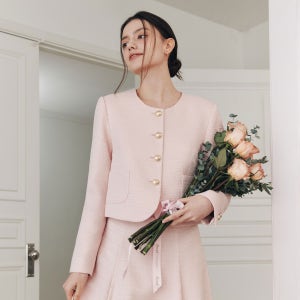 [제로스트릿] 아이비 트위드 자켓 IVY TWEED JACKET / PINK