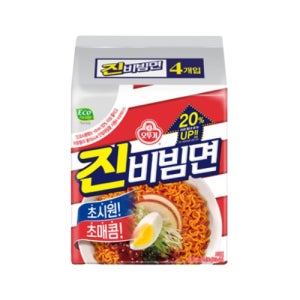 오뚜기 진비빔면 멀티팩 4개입