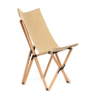 감성우드 접이식 캠핑의자(49x95cm) (베이지) 저렴한 피크닉의자 등받이
