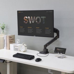 카멜마운트 DMA2DS 싱글 USB 포트 도킹 모니터 거치대 모니터암 데스크테리어