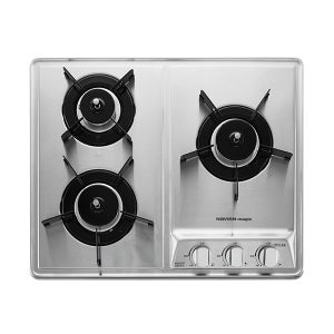 나비엔매직 빌트인 가스레인지 3구 쿡탑 도시가스 GRB4103 건전지타입 LNG 실버