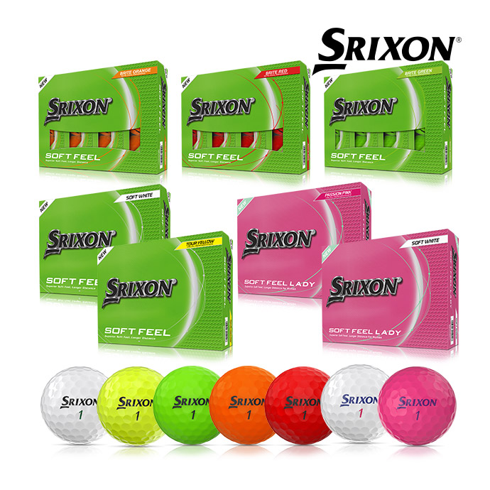 스릭슨 2025 소프트필 14 골프볼 2피스