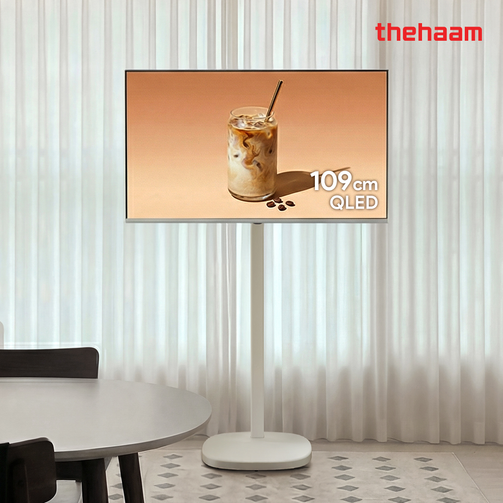 삼탠바이미 스마트티비 109cm(43인치TV), QLED 큐브, 더함 CHiQ 자가설치