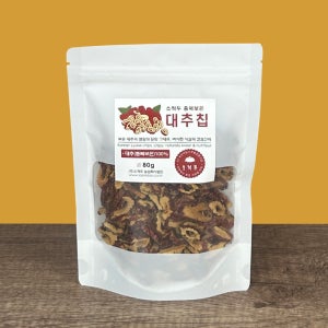 소적두 국산 수제 대추칩 80g 보은 건대추 바삭한 대추과자
