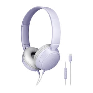 오디오테크니카 ATH-S120C 유선 헤드폰 C타입 라이트 바이올렛