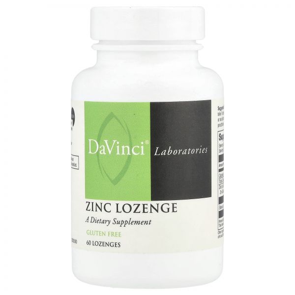 DaVinci Laboratories, <b>아연</b> 사탕 정제, 정제 60정 Laboratories of Vermont (<b>다빈</b>치 래보래토리즈 <b>오브 버몬트</b>)