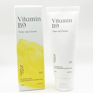 내추럴더마프로젝트 비타민 B9 톤업 미백 크림 65ml NDP