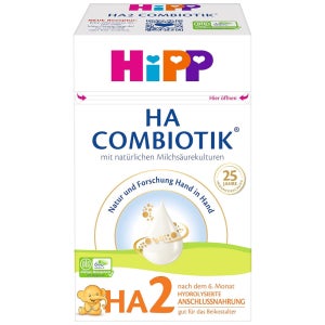 독일 힙 HiPP HA HA2 콤비오틱 분유 조제유 무전분 600g x 4개