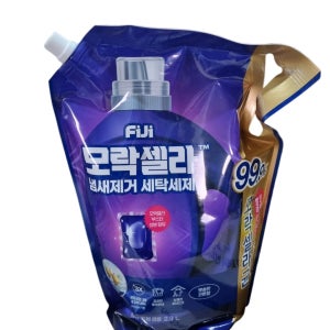피지 모락셀라 냄새제거 세탁세제 리필 코튼향 일반드럼겸용 2.3L(퍼플)