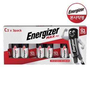 에너자이저 알카라인 맥스 건전지 C형 6입