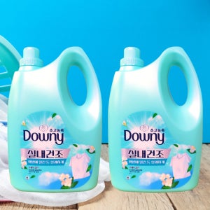 다우니 실내건조 섬유유연제 4L 2개 코스트코 초고농축 고농축 대용량 깨끗한 향