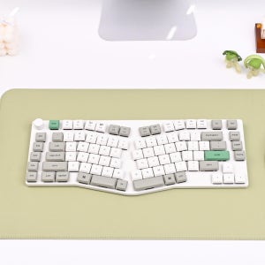 키크론 K15 PRO MAX 슬림 인체공학 키보드 손목보호 쉘 화이트, 바나나축