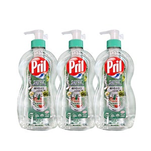프릴 시크릿 오브 베이킹소다 주방세제 그린허브 용기 700ml x3개