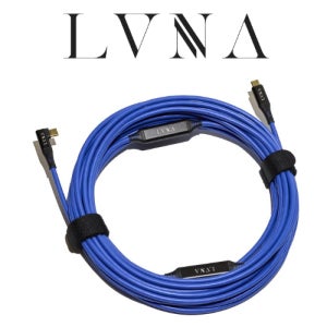 LVNA DUNE USB C to C 90도 직각 테더링 케이블 10Gbps 속도 10M 블루