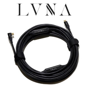 LVNA RINCONX USB C to C 90도 직각 테더링 케이블 10Gbps 속도 10M 블랙