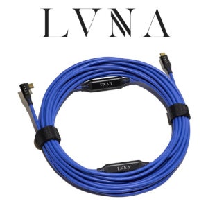 LVNA RINCONX USB C to C 90도 직각 테더링 케이블 10Gbps 속도 10M 블루