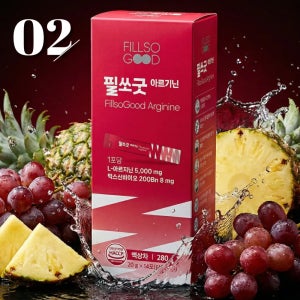 [한의사 협업] 필쏘굿 아르기닌 5000mg 시트룰린 오르니틴 타우린 비타민 14포, 2개