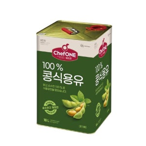 쉐프원 100% 콩식용유 18L