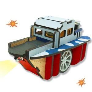 자율주행 돌격 전투함 만들기 (1인용) / 적외선센서 / 자율주행자동차 원리