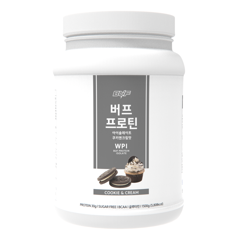 버프 프로틴 WPI 쿠키앤크림맛 제품 이미지