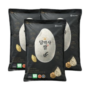 [3개] 당박사쌀 5kg 특허받은 무농약 프리미엄 삼광미