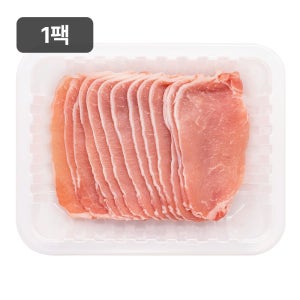 국내산 한돈 후지 뒷다리살 불고기용 고기 1kg, 1개