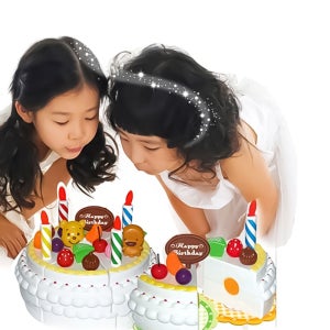 어린이 생일케이크 소꿉놀이 역할놀이 세트