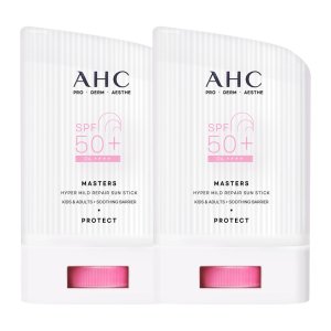 AHC 마스터즈 하이퍼 마일드 리페어 선스틱 22g 1+1