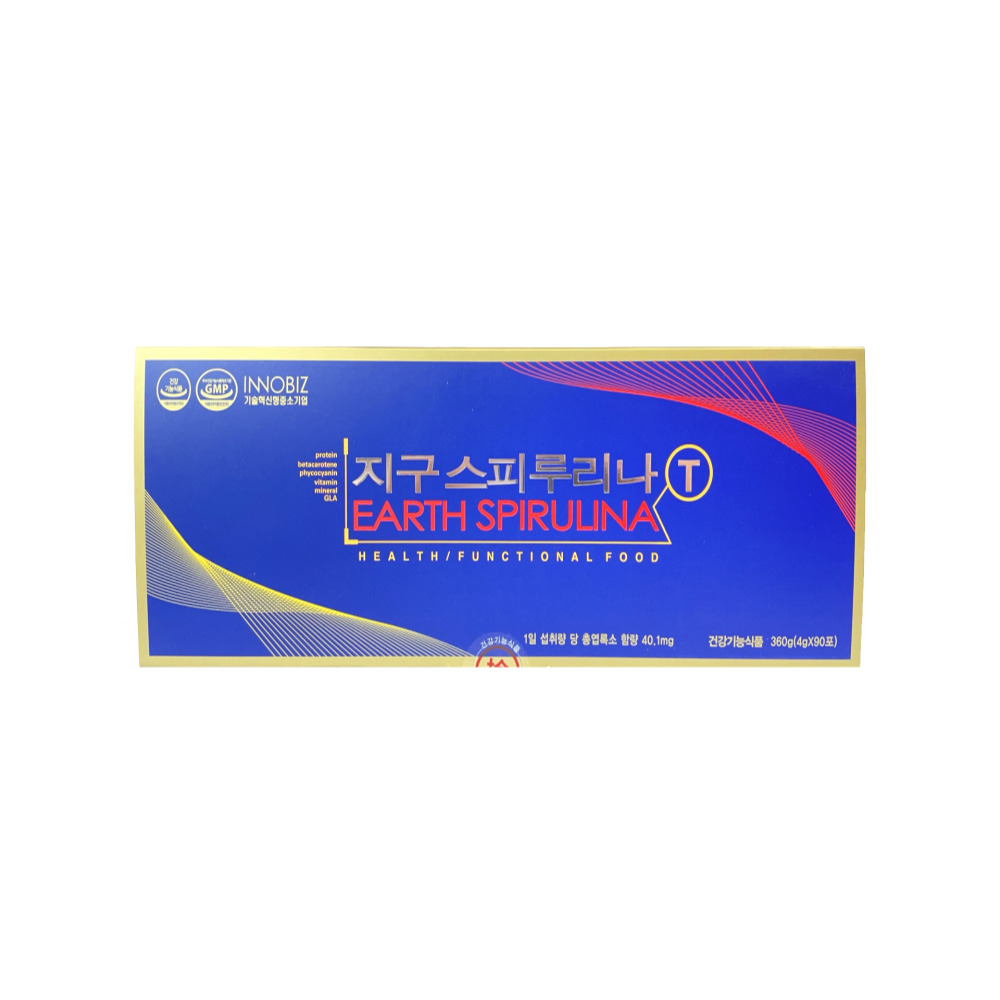 DIC 지구 스피루리나 T스틱 4g x 90포 / <b>간편한 스피루리나</b> 피로회복_HS
