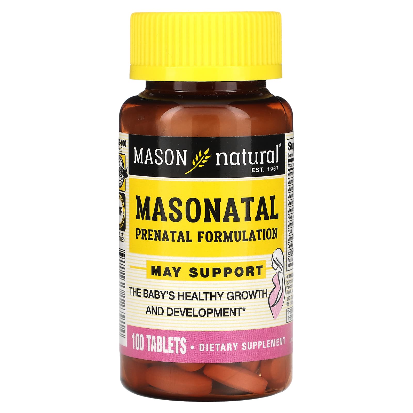 Mason Natural Masonal 프리네이탈 포뮬라 100정