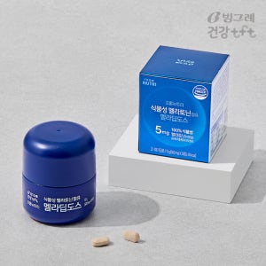 빙그레 프롬뉴트리 멜라딥도스 미국 식물성 멜라토닌 5mg 함유 30정, 1개