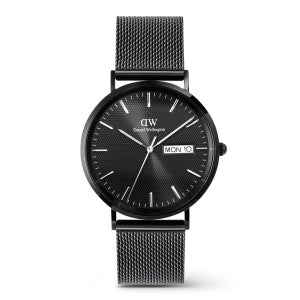 다니엘 웰링턴 CLASSIC DAY DISPLAY ONYX 데이데이트 블랙메탈 손목시계