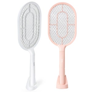 Inoq LED UV유도등 대용량배터리 간편충전식 전기모기채/해충퇴치기 전격살충기 모기퇴치기 캠핑해충퇴치기