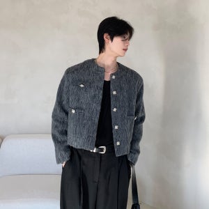남자크롭자켓 남자트위드자켓