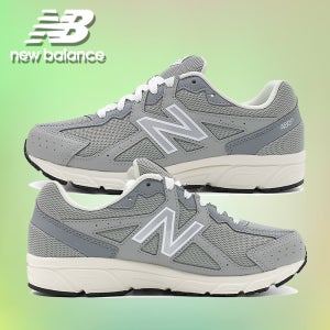 [재입고] 뉴발란스 W480GG5 480v5 그레이 NBPFGB150G 남자 여자 학생 공용 커플 운동화 발볼 넓은 4E