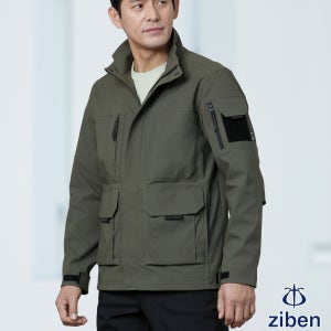 ZB-J2502 지벤 춘하 작업복 워킹웨어 봄여름 근무복 상의 점퍼 카키