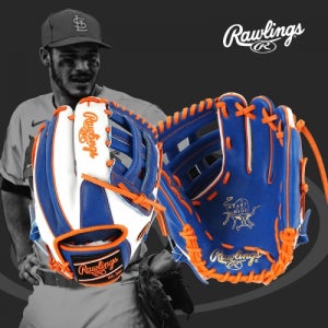 롤링스 MLB 어센틱 리미티드에디션 HOH 내야글러브 (놀란아레나도 모델-화이트/블루/오렌지) GH2PRONA-WRO