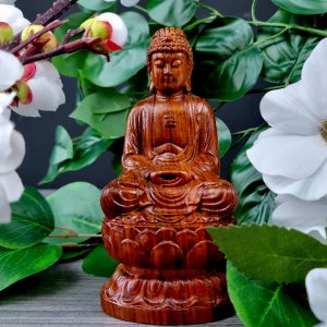 석가모니 부처님 부처상 부처님상 불상 나무 미니 목불상 좌불상 좌불 여래상 석가여래