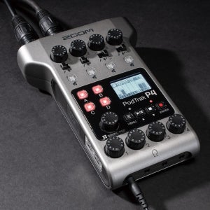 ZOOM PodTrak P4 줌 팟캐스트 휴대용 레코더 녹음기