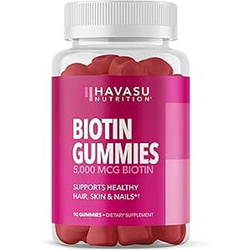 HAVASU NUTRITION <b>비오틴</b> 구미 젤리 90정 1개