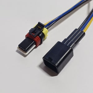 전조등 액추에이터 3핀 커넥터 암 수 9999900204AS AMP_025WP_03F 호환 배선 1-936527-2 DIY 수리용