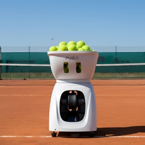 테니스 볼머신 연습기 벽치기 실내 전용 볼머신기 PT MAX B 1년 A/S 가능