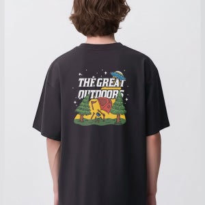 캠핑 아웃도어 UFO 기능성 드라이핏 쿨론 반팔 티셔츠 빅사이즈