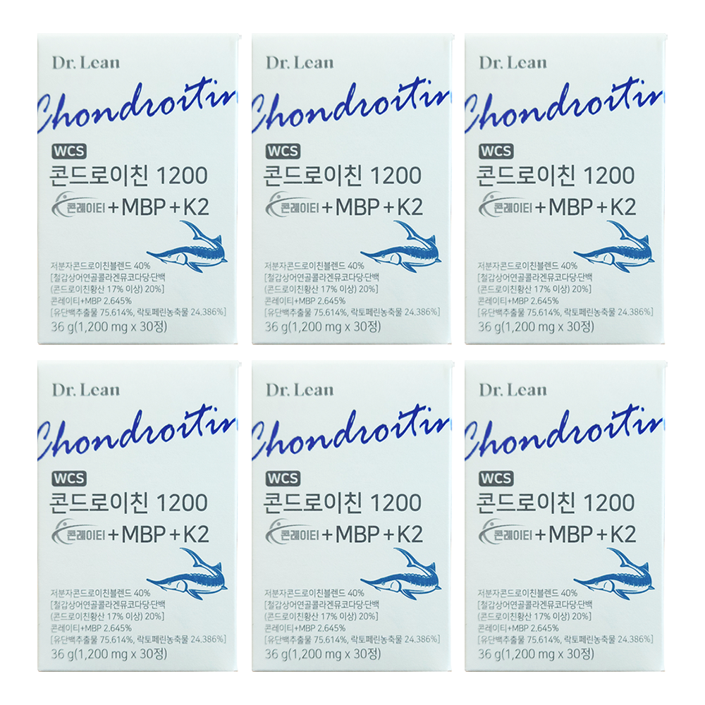 닥터린 콘드로이친 1200 콘레이티 + MBP + K2 30정 6박스