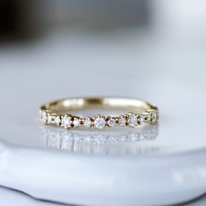 에띠아모 에뚜왈1 레이어드 반지 다이아몬드 가드링