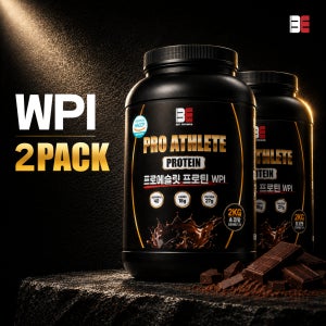 프로에슬릿 프로틴 WPI 저당 헬스 단백질보충제 파우더 근력단백질 초코맛 2kg, 2개