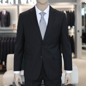 코오롱 브렌우드 정장 레귤러핏 사계절 수트 양복 빅사이즈 기본 블랙